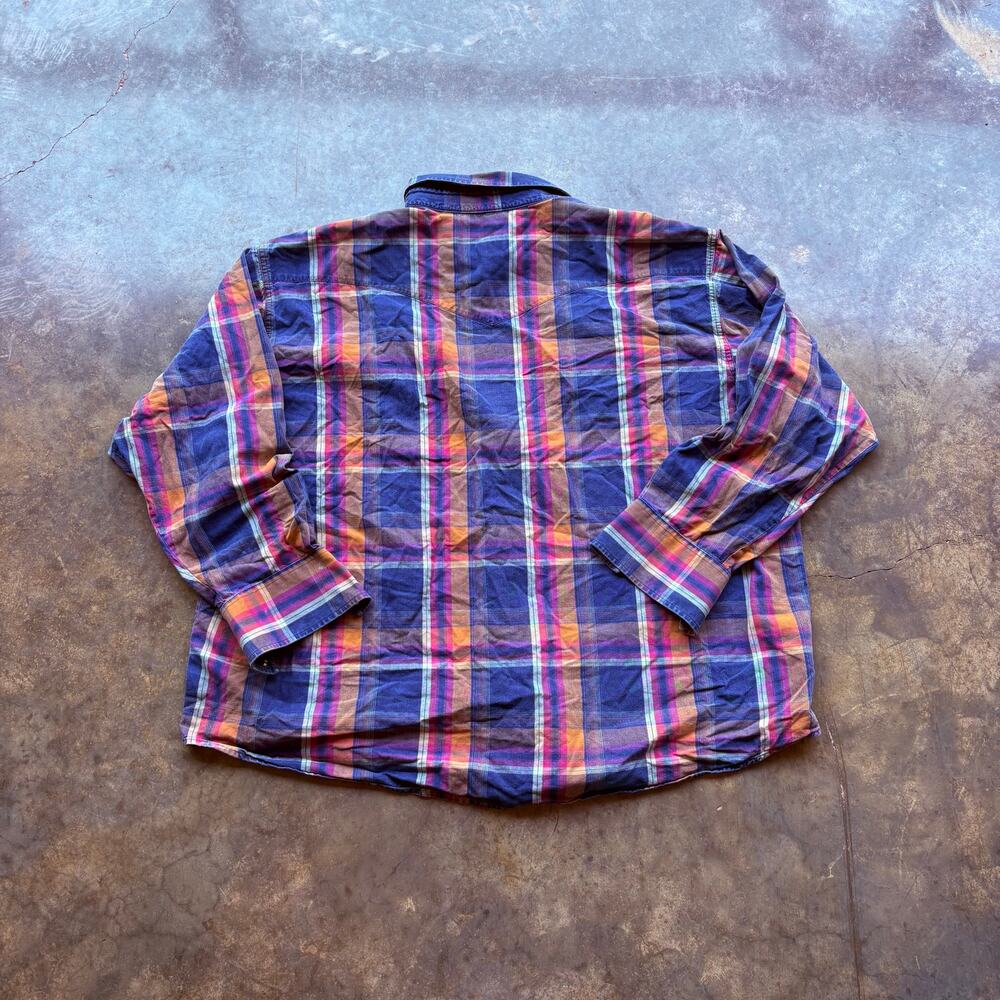 Vintage Wrangler Pearl Snap‎ Western Shirt - Picture 4 of 4
